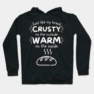 Crusty Baker: Funny Bread & Baking Humor Hoodie